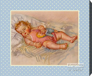 Sweet Slumber by Maud Tousey Fangel - Stretched Canvas Art Print 