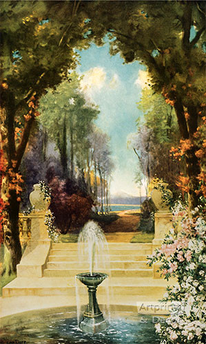 Floral Gardens by Leon Dore - Art Print