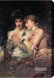A Thorn Amidst Roses by James Sant - Canvas Art Print