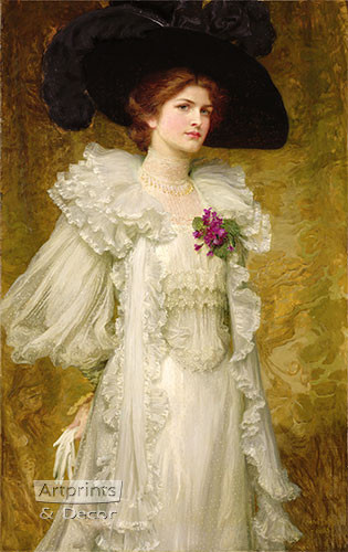 My Fair Lady by Sir Frank Dicksee - Art Print