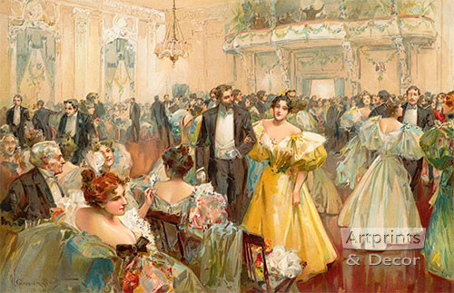 The Patriarch's Ball by W. Granville Smith - Art Print