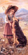 The Little Shepard by C. Spiegle - Stretched Canvas Art Print