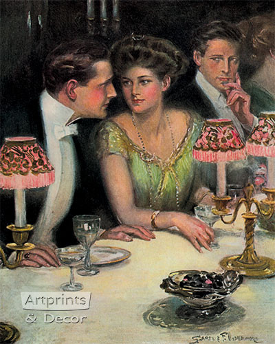 Three is a Crowd by Clarence Underwood - Art Print