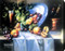 Fruit & Wine (Still Life) - Stretched Canvas Art Print