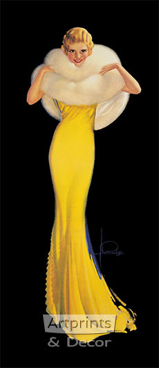 Dazzling by Rolf Armstrong - Art Print