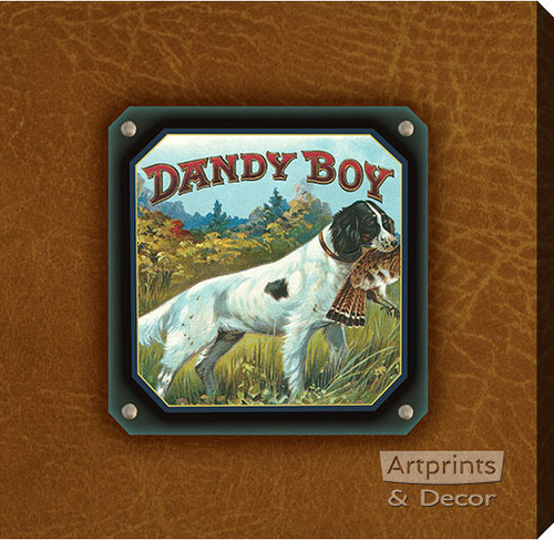 Dandy Boy Bird Dog - Stretched Canvas Art Print