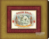 Snow Ball - Stretched Canvas Art Print