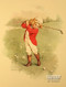 A Little Golfer by Maud Humphrey - Framed Art Print