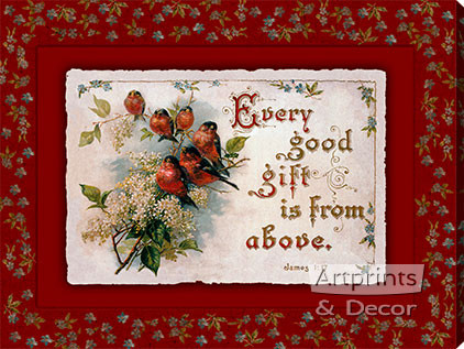Every Good Gift - Stretched Canvas Art Print