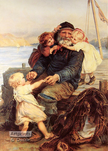 Welcome Home by Frederick Morgan - Art Print