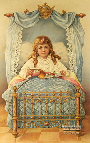 原画『bedtimestory, c.』 Bedtime Story, Art Print at ArtPrintsAndDecor.com