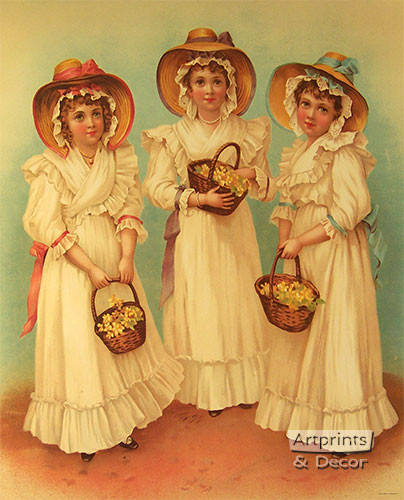 Spring Maidens - Framed Art Print