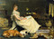 Cosy by Charles Burton Barber - Stretched Canvas Art Print
