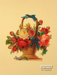 Victorian Floral V - Art Print