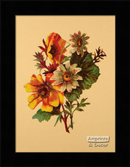 Victorian Floral VI - Framed Art Print*
