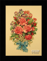 Victorian Floral VII - Framed Art Print*