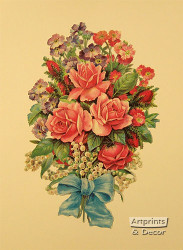 Victorian Floral VII - Art Print