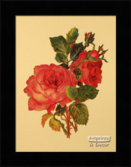 Victorian Floral VIII - Framed Art Print*