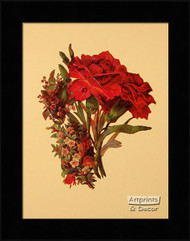 Victorian Floral IX - Framed Art Print*