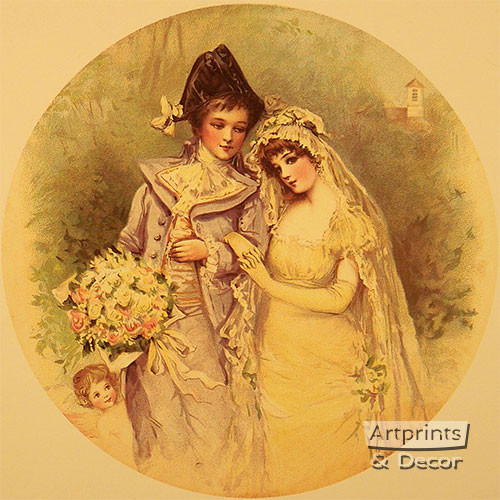 Wedding Attendants - Framed Art Print