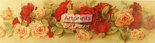 Yard of Roses - Art Print
