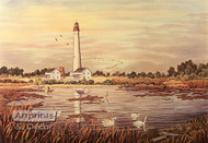 Cape Henlopen Lighthouse by William S. Dawson - Art Print