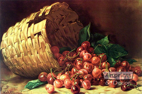 Cherries by H.D. Marsh - Art Print