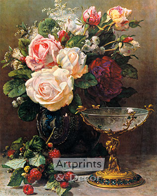 Cupid's Goblet, Art Print by Jean Baptiste Robie at