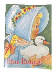 Blue Bonnet by Charlot Byj Coloring Book Gallery Graphics Collection