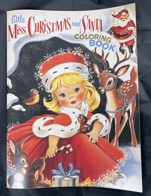 Little Miss Christmas and Santa Coloring Book Gallery Graphics Collection