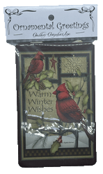Warm Winter Wishes Ornamental Greetings Gift Tag Ornaments Gallery Graphics