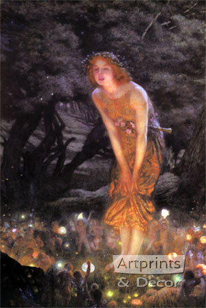 Midsummer Eve by Edward R. Hughes - Art Print