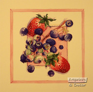 Picnic Berries - Framed Art Print
