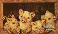 Piglets - Framed Art Print