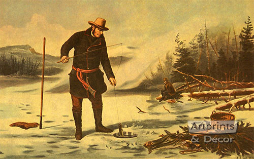 American Winter Sports - Trout fishing on Chateaugay Lake