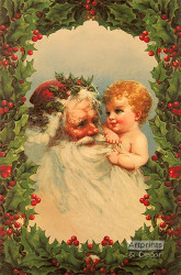 Santa Beard - Framed Art Print