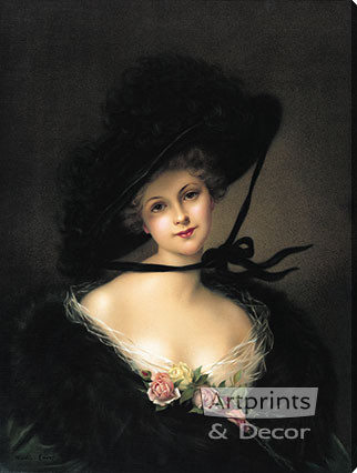 Kathleen by Francois Martin-Kavel - Stretched Canvas Art Print