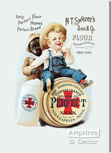 Perfect Flour from Gallery Graphics - Stretched Canvas Vintage Ad Art Print