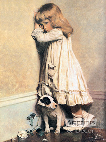 In Disgrace Art Print by C. Burton Barber at ArtPrintsAndDecor