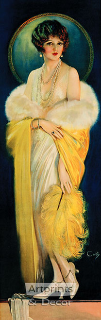 The Selz Good Shoes Lady by Howard Chandler Christy - Art Print