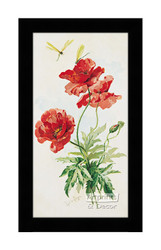 Poppies by Paul de Longpre - Framed Art Print*