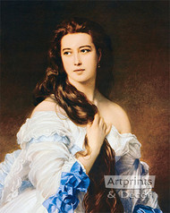 Portrait of Madame Rimsky-Korsakov by Franz Xaver Winterhalter - Art Print