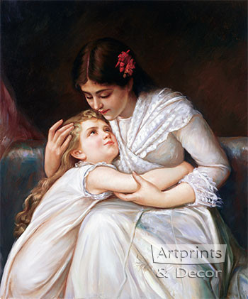 Pardon, Mama - Oil Painting Reproduction - Art Print