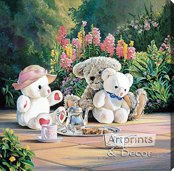 Tea Time by Kevin Roeckl - Stretched Canvas Art Print