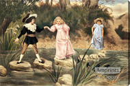 A Helping Hand by H. Blande Sparks - Stretched Canvas Art Print