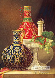 Still Life with Porcelain Objects - Art Print