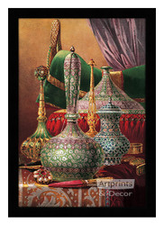 Still Life with Enamelled Objects - Framed Art Print