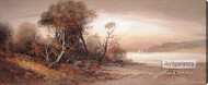 Fall at the Beach by William Henry Chandler - Stretched Canvas Art Print