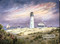Cape Henlopen Lighthouse by William S. Dawson - Stretched Canvas Art Print