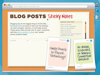 Blog Posts Sticky Notes